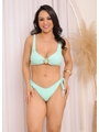 BIQUÍNI TOP ORGANIC CALCINHA DE AMARRAR VERDE ÁGUA COLEÇÃO ÁCQUA - 1