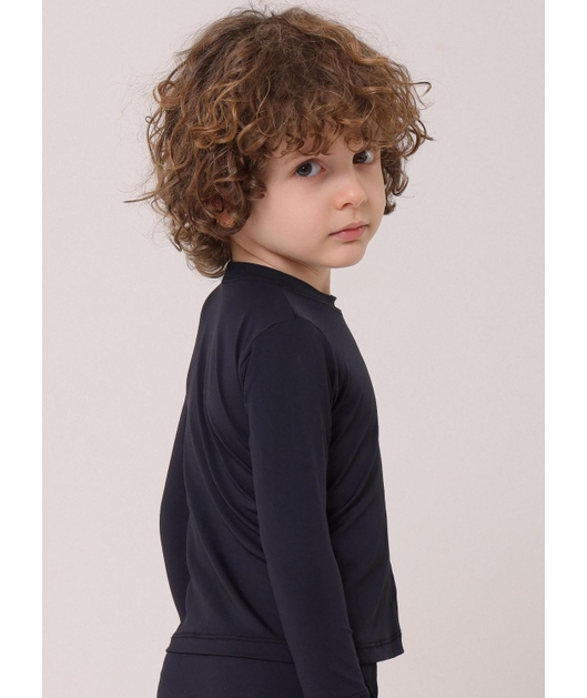 CAMISA INFANTIL DE PROTEÇÃO UV PRETA