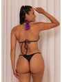 BIQUÍNI CORTININHA ORGANIC CALCINHA COM REGULADOR PRETO COLEÇÃO FOLIA - 2