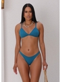 BIQUÍNI REGULADOR CALCINHA EMPINA BUMBUM TURQUESA COLEÇÃO MACRAMÊ - 1