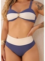 BIQUÍNI TOP BICOLOR CALCINHA TALA AZUL COLEÇÃO NÁUTICA - 3