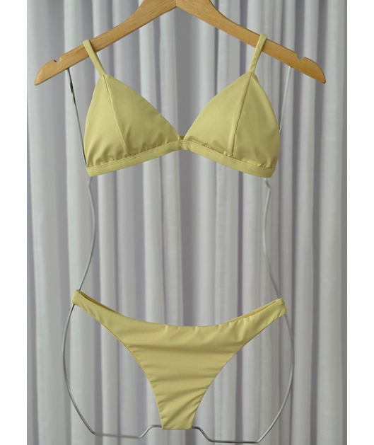 BIQUÍNI REGULADOR CALCINHA EMPINA BUMBUM AMARELO CLARO COLEÇÃO BASIC