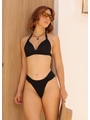 BIQUÍNI TOP CALCINHA BORBOLETA PRETO COLEÇÃO FRUIT - 1