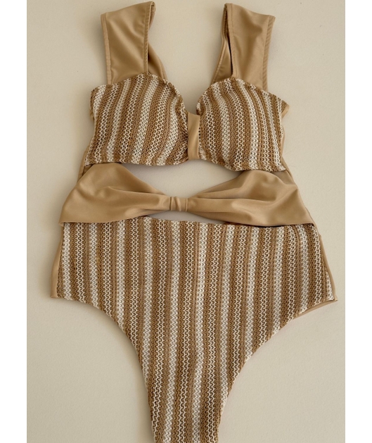 MAIÔ RECORTES NUDE COLEÇÃO MARINE