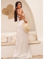 SAÍDA DE PRAIA SAIA CRISTAL NA SEDINHA OFF WHITE gtr476 - 2