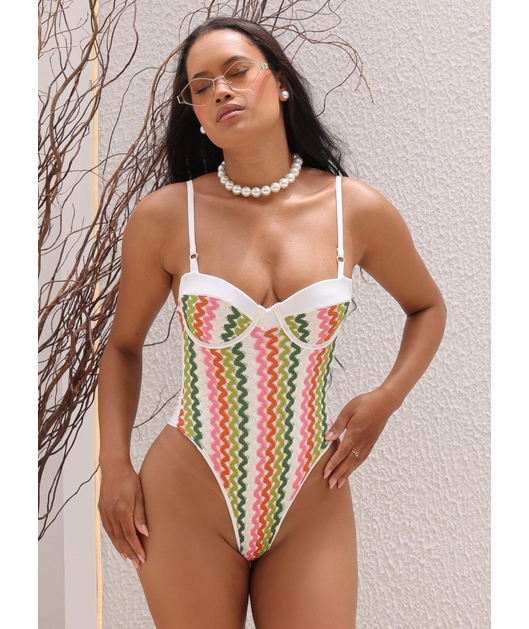 MAIÔ MEIA TAÇA VERDE COLEÇÃO CROCHÊ