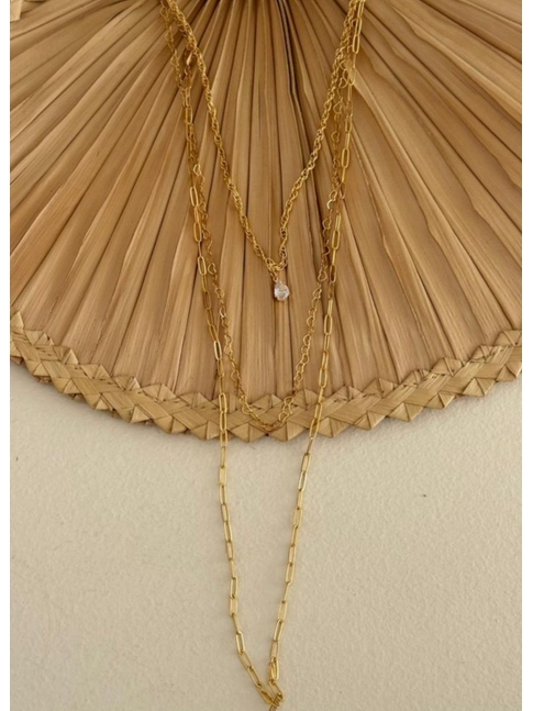 ACESSÓRIO DE PRAIA MIX DE COLAR DIAMANTE