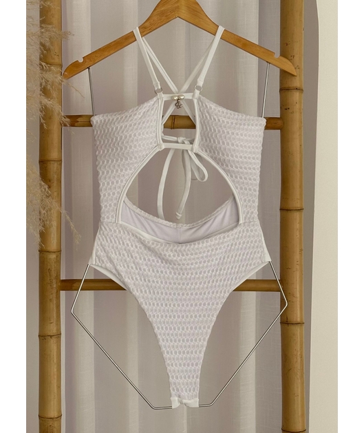 MAIÔ RECORTES BRANCO COLEÇÃO VIBRANTE