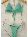 BIQUÍNI CORTININHA CORDÃO CALCINHA DE AMARRAR VERDE ÁGUA COLEÇÃO ÁCQUA - 4