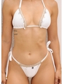 BIQUÍNI CORTININHA GRIPIR CALCINHA DE AMARRAR BRANCO COLEÇÃO TERRACOR - 3