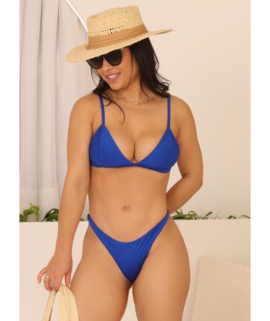 BIQUÍNI REGULADOR CALCINHA EMPINA BUMBUM AZUL BIC COLEÇÃO BASIC