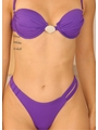 BIQUÍNI MEIA TAÇA CONCHA CALCINHA ASA DELTA ROXO COLEÇÃO COLOR BEACH - 3