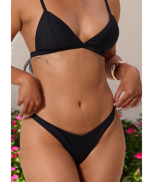 BIQUÍNI REGULADOR CALCINHA EMPINA BUMBUM PRETO COLEÇÃO ENTRE MARÉS