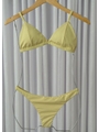 BIQUÍNI REGULADOR CALCINHA EMPINA BUMBUM AMARELO CLARO COLEÇÃO BASIC - 4