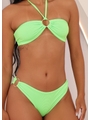 BIQUÍNI TOP ARGOLA CALCINHA TRADICIONAL VERDE NEON COLEÇÃO NEON COMB A10 - 3