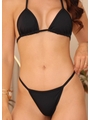 BIQUÍNI CORTININHA CALCINHA COM REGULADOR PRETO COLEÇÃO COLOR BEACH - 3