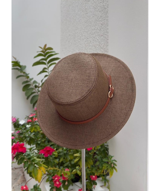 CHAPÉU DE PRAIA MARROM SERENO