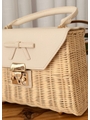 BOLSA DE PALHA ESTRUTURADA OFF WHITE BRISA TROPICAL GT845 - 2
