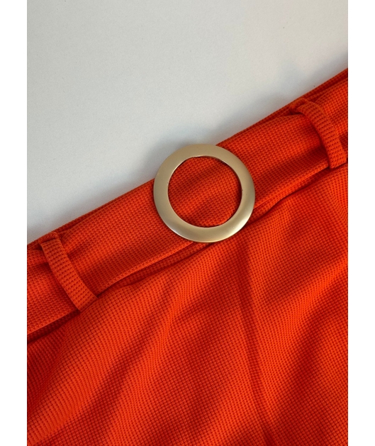 SAÍDA DE PRAIA MINI SAIA COM CINTO VERMELHA COLEÇÃO ARRAIÁ