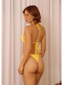 BIQUÍNI CORTININHA GRIPIR CALCINHA DE AMARRAR AMARELO COLEÇÃO PUNTA CANA - 2