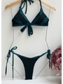 BIQUÍNI TOP CALCINHA DE AMARRAR VERDE COLEÇÃO PURO AMOR DROP 1 - 4