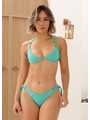 BIQUÍNI ARO INTEIRO ELO CALCINHA DE AMARRAR VERDE COLEÇÃO CARIBE 3108 - 1