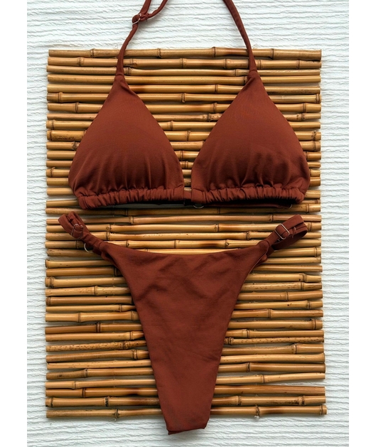 BIQUÍNI CORTININHA MARQUINHA DA FEBELA MARROM CARN896 van02