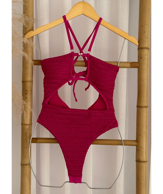 MAIÔ RECORTES ROSA COLEÇÃO VIBRANTE COMB A04