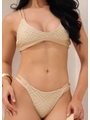 BIQUÍNI TOP COSTAS CRUZADO CALCINHA ASA DELTA NUDE COLEÇÃO LUAL - 3