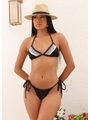 BIQUÍNI TOP GRIPIR CALCINHA DE AMARRAR PRETO COLEÇÃO MARESIA 0210 - 1