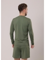 CONJUNTO MASCULINO DE PROTEÇÃO UV CAMISA COM SHORT VERDE MILITAR - 2