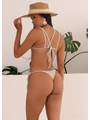 BIQUÍNI CORTININHA CRUZADO CALCINHA DE AMARRAR NUDE COLEÇÃO FLUIR - 2