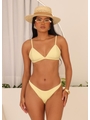 BIQUÍNI REGULADOR CALCINHA EMPINA BUMBUM AMARELO CLARO COLEÇÃO BASIC - 1