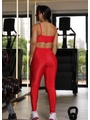 CONJUNTO FITNESS TOP COM CALÇA VERMELHO COLEÇÃO FEBELA MOVE - 2