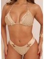 BIQUÍNI CORTININHA PÉROLA CALCINHA RECORTE NUDE COLEÇÃO FESTEJAR - 3