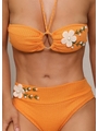 BIQUÍNI TOP ARGOLA CALCINHA TALA LARANJADO COLEÇÃO ESSÊNCIA BORDADAS - 3