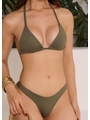BIQUÍNI BÁSICO CORTININHA CALCINHA ASA DELTA VERDE MILITAR COLEÇÃO ALTO VERÃO - 2