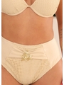 BIQUÍNI MEIA TAÇA CALCINHA ALTA NUDE COLEÇÃO CLAREIA - 3