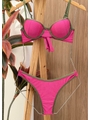 BIQUÍNI MEIA TAÇA BICOLOR CALCINHA ASA DELTA ROSA COLEÇÃO MARÉ ALTA - 4