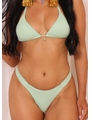 BIQUÍNI CORTININHA CALCINHA FIO DUPLO VERDE MENTA COLEÇÃO FOLIA - 3