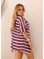 SAÍDA DE PRAIA KIMONO COM SHORT NO TULE LISTRAS COLEÇÃO NÁUTICA F18 - 2