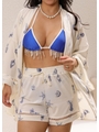SAÍDA DE PRAIA KIMONO COM SHORT OFF WHITE COLEÇÃO FUNDO DO MAR - 3