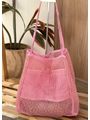BOLSA TOTE TELADA ROSA - 1