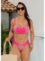 BIQUÍNI TOP CALCINHA DE AMARRAR ROSA COLEÇÃO ÁGUA DE COCO M634 - 1