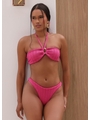 BIQUÍNI TOP ORGANIC CALCINHA ASA DELTA ROSA COLEÇÃO PARATI TRIO24 - 1