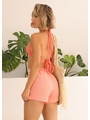 SAÍDA DE PRAIA SHORT LINHO SALMÃO COLEÇÃO VIBES - 2