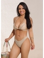 BIQUÍNI TOP PÉROLA CALCINHA ASA DELTA NUDE COLEÇÃO CELEBRATION - 1