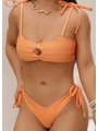 BIQUÍNI TOP ESTRELA CALCINHA DE AMARRAR LARANJADO COLEÇÃO PARTIU PRAIA - 3