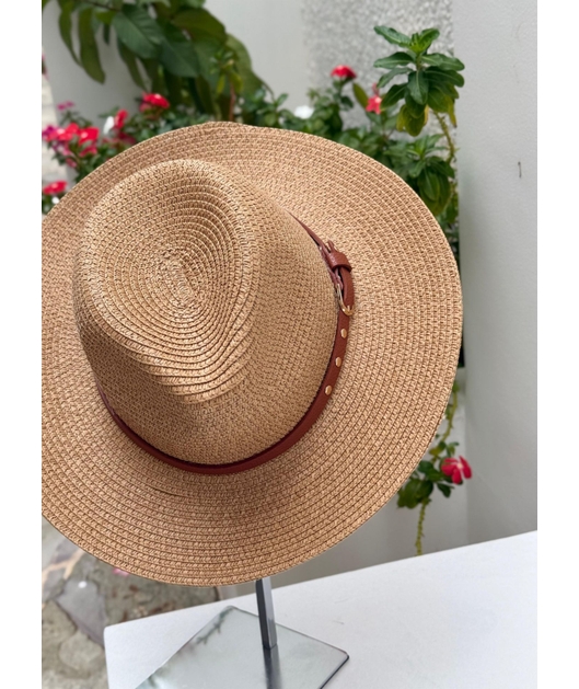 CHAPÉU DE PRAIA BEGE HORIZONTE