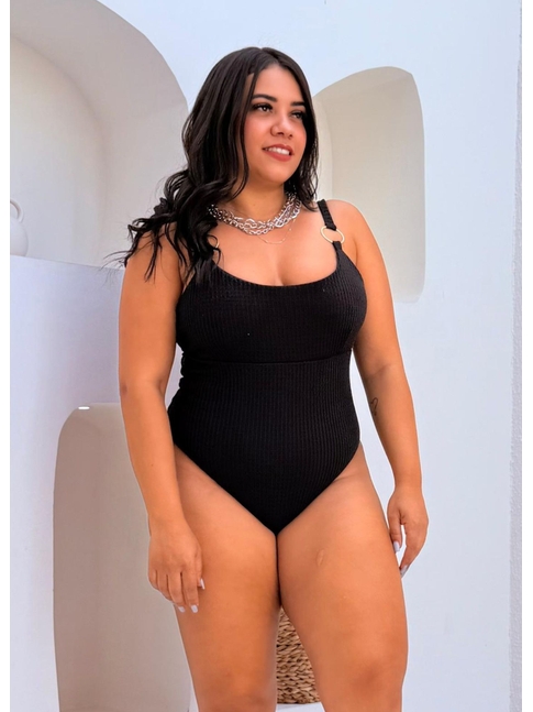 MAIÔ ALÇAS COM ARGOLA PRETO COLEÇÃO SARDENHA